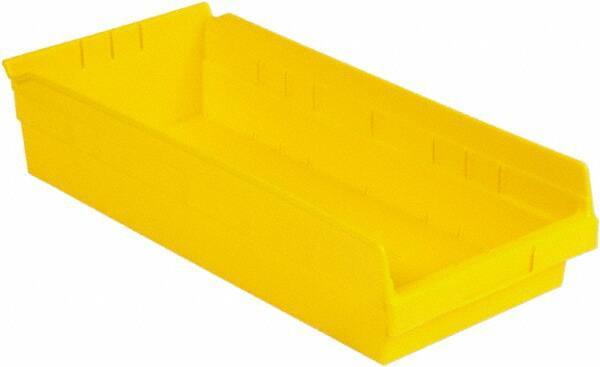 LEWISBins+ - 17-7/8" Deep, Yellow Hopper Shelf Bin - 4" High x 8-3/8" Wide x 17-7/8" Long - A1 Tooling