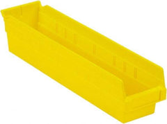 LEWISBins+ - 17-7/8" Deep, Yellow Hopper Shelf Bin - 4" High x 4-1/8" Wide x 17-7/8" Long - A1 Tooling