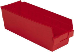 LEWISBins+ - 17-7/8" Deep, Red Hopper Shelf Bin - 6" High x 6-5/8" Wide x 17-7/8" Long - A1 Tooling