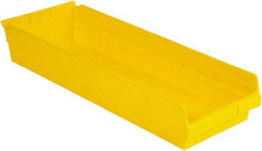 LEWISBins+ - 23-5/8" Deep, Yellow Hopper Shelf Bin - 4" High x 8-3/8" Wide x 23-5/8" Long - A1 Tooling