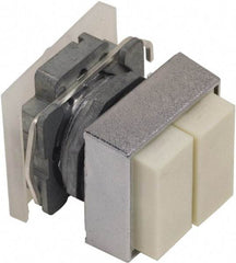 Schneider Electric - 30mm Mount Hole, Pushbutton Switch Only - Square, Nonilluminated, Momentary (MO) - A1 Tooling