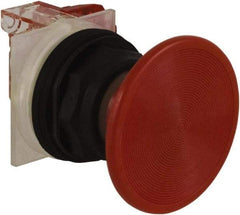 Schneider Electric - 30mm Mount Hole, Extended Straight, Pushbutton Switch with Contact Block - Red Pushbutton, Momentary (MO) - A1 Tooling