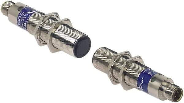 Telemecanique Sensors - M12 Connector, 30m Nominal Distance, Shock and Vibration Resistant, Through Beam Photoelectric Sensor - 12 to 24 VDC, 30 Hz, Brass, 95mm Long x 18mm Wide x 7 Inch High - A1 Tooling