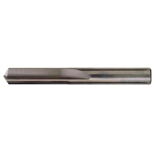 ‎9/32″ Dia. × 0.281″ Shank × 1-1/2″ Flute Length × 2-11/16″ OAL, Stub, 140°, Bright, 2xD Flute, Round Solid Carbide Drill - Exact Industrial Supply