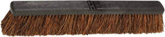 Harper Brush - 24" Heavy Duty Palmyra Push Broom - 2-7/8" Bristle Length, Plastic Block, Bolt-On Handle Connection, Handle Sold Separately - A1 Tooling