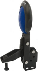 KIPP - Vertical Handle, Manual Hold Down Toggle Clamp - U-Bar, Straight Base, Nitride/Oxide Finish, Steel - A1 Tooling