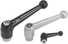 KIPP - M10, Zinc Threaded Hole Adjustable Clamping Handle - 108mm OAL, 72mm High - A1 Tooling