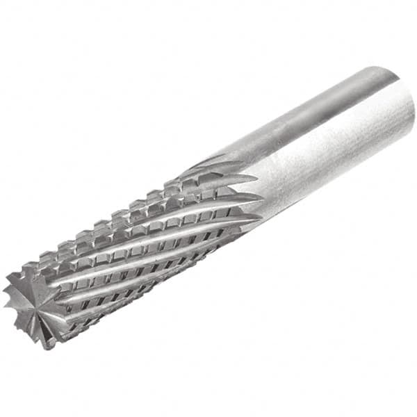 Iscar - 1/4" Diam, 3/4" LOC, End Mill End, Solid Carbide Diamond Pattern Router Bit - Right Hand Cut, 3" OAL, 1/4" Shank Diam, Use on Carbon Fiber, Composite - A1 Tooling