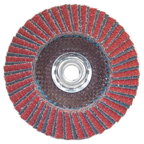 7″ × 1/4″ × 5/8″ Twinfiber Flap Disc Type 29 Conical 80 Grit - A1 Tooling