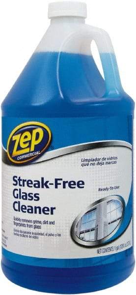 ZEP Commercial - 1 Gal Bottle Pleasant Glass Cleaner - Use on Mirrors, Windows - A1 Tooling