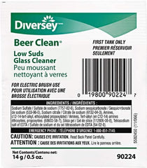 Diversey - 0.50 oz Packet Unscented Glass Cleaner - Use on Beverage Glass - A1 Tooling