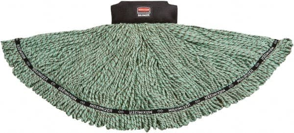 Rubbermaid - Black Head Band, Large Microfiber Loop End Mop Head - 4 Ply - A1 Tooling