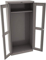 Tennsco - 6 Shelf Wardrobe Storage Cabinet - Steel, 36" Wide x 18" Deep x 78" High, Medium Gray - A1 Tooling