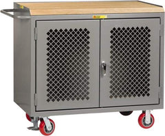 Little Giant - Mobile Service Workbench - Steel, Gray, 48" Long x 24" Deep x 41" High - A1 Tooling