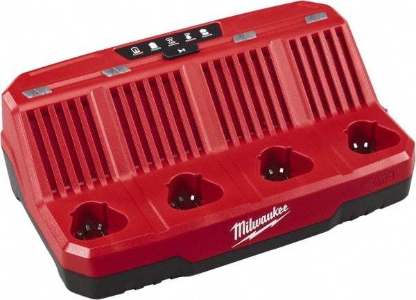 Milwaukee Tool - 12 Volt, 4 Battery Lithium-Ion Power Tool Charger - A1 Tooling