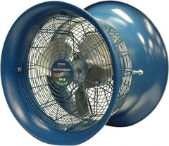 Patterson Fan - 14" Blade, 1/4 hp, 2,600 CFM, Industrial Circulation Fan - Suspension, 208-230/460 Volts, 1.5-1.4/.7 Amps, 1 Speed - A1 Tooling