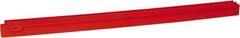 Vikan - 27.6" Polypropylene Blade Squeegee Refill - Threaded End, Double Edge, Red, Polypropylene Holder, Use with 77154 - A1 Tooling