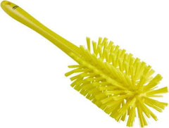 Vikan - 3-1/2" Diam Polyester Bottle Brush - 17" OAL, 6-1/4" Head Length, Polypropylene Handle - A1 Tooling