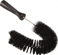 Vikan - 2-1/4" Diam Polyester Hook Brush - 15-1/2" OAL, 6-1/2" Head Length, Polypropylene Handle - A1 Tooling