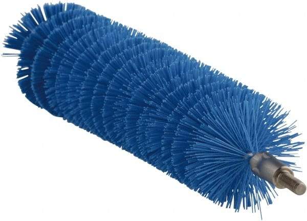 Vikan - 1.6" Diam Polyester Tube Brush - 8" OAL, Stainless Steel Handle - A1 Tooling