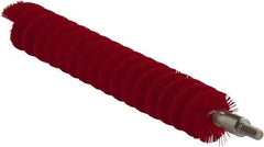 Vikan - 0.8" Diam Polyester Tube Brush - 7-1/2" OAL, 7" Head Length, Stainless Steel Handle - A1 Tooling