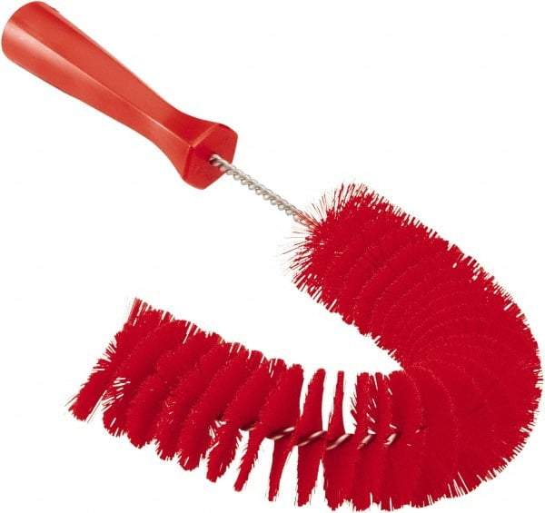 Vikan - 2-1/4" Diam Polyester Hook Brush - 15-1/2" OAL, 6-1/2" Head Length, Polypropylene Handle - A1 Tooling