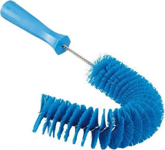 Vikan - 2-1/4" Diam Polyester Hook Brush - 15-1/2" OAL, 6-1/2" Head Length, Polypropylene Handle - A1 Tooling