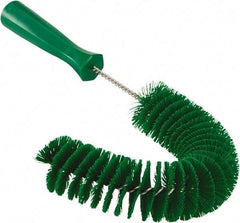 Vikan - 2-1/4" Diam Polyester Hook Brush - 15-1/2" OAL, 6-1/2" Head Length, Polypropylene Handle - A1 Tooling