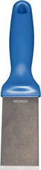 Remco - Stiff Stainless Steel Beveled Scraper - 1-1/2" Blade Width x 3-1/2" Blade Length, 5-13/32" Long Ergonomic Polypropylene Handle - A1 Tooling