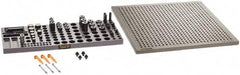 Renishaw - M8, CMM Magnetic & Clamping Kit - Use with CMM Fixtures, Includes 47Pc. Component Set, 450x450mm Plate - A1 Tooling