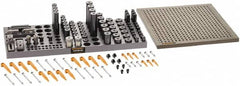 Renishaw - M6, CMM Clamping Kit - Use with CMM Fixtures, Includes 110Pc. Component Set, 300x300mm Plate - A1 Tooling