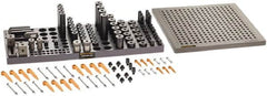 Renishaw - M8, CMM Clamping Kit - Use with CMM Fixtures, Includes 110Pc. Component Set, 300x300mm Plate - A1 Tooling