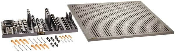 Renishaw - M8, CMM Magnetic & Clamping Kit - Use with CMM Fixtures, Includes 114Pc. Component Set, 600x600mm Plate - A1 Tooling