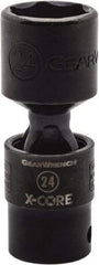 GearWrench - 1/2" Drive 21mm Standard Universal Impact Socket - 6 Points, 3-8/51" OAL - A1 Tooling