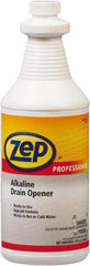 ZEP Commercial - 1 Qt Liquid Drain Cleaner - Unscented, Bottle - A1 Tooling