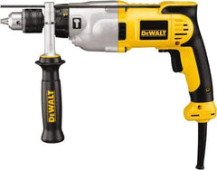 DeWALT - 120 Volt 1/2" Keyed Chuck Electric Hammer Drill - 0 to 56,000 BPM, 0 to 3,500 RPM, Reversible - A1 Tooling