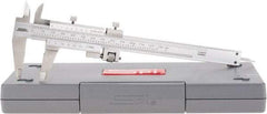 SPI - 0 to 130mm Stainless Steel Vernier Caliper - 0.02mm Graduation, 1.57" Jaw Depth, 0.001" Accuracy, Includes NIST Traceability Certificate - A1 Tooling