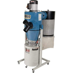 Baileigh - 1µm, 110 Volt Portable Dust Collector - 40" Long x 45" Deep x 48" High, 4" Connection Diam, 600 CFM Air Flow - A1 Tooling