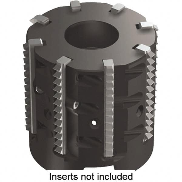 Kennametal - 1.93" Cut Diam, 1.38" Max Depth of Cut, 3/4" Arbor Hole Diam, Indexable Thread Mill - Insert Style TM25, 25mm Insert Size, 7 Inserts, Toolholder Style TMS25, 1.38" OAL - A1 Tooling