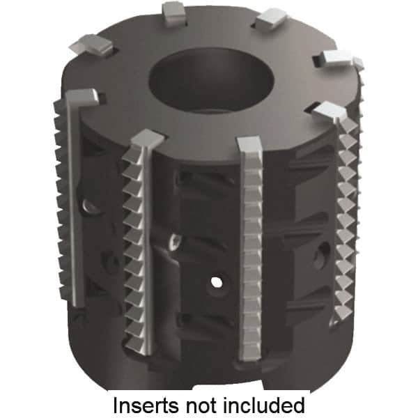 Kennametal - 52mm Cut Diam, 50mm Max Hole Depth, 27mm Arbor Hole Diam, Indexable Thread Mill - Insert Style TM40, 40mm Insert Size, 8 Inserts, Toolholder Style TMS40, 50mm OAL - A1 Tooling