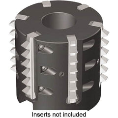 Kennametal - 2.48" Cut Diam, 2" Max Depth of Cut, 1" Arbor Hole Diam, Indexable Thread Mill - Insert Style TM41, 41mm Insert Size, 6 Inserts, Toolholder Style TMS41, 2" OAL - A1 Tooling