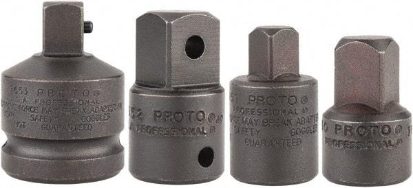 Proto - 4 Piece, Socket Adapter Set - 3/8F x 1/2M, 1/2F x 3/8M, 1/2F x 3/4M, 3/4F x 1/2M - A1 Tooling