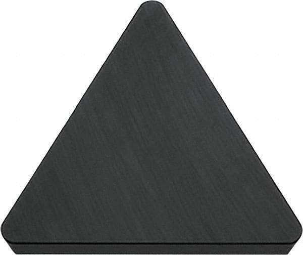 Kyocera - TPG222 Grade PT600M Ceramic Turning Insert - Al2O3/TiC (Megacoat) Finish, 60° Triangle, 1/4" Inscr Circle, 1/8" Thick, 1/32" Corner Radius - A1 Tooling