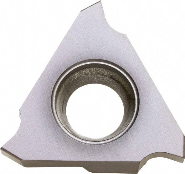 Kyocera - 43GBA Grade TC40, 1.85mm Cutting Width Cermet Grooving Insert - 3.5mm Max Depth of Cut, Left Hand, 0.2mm Corner Radius, TiC/TiN Finish - A1 Tooling