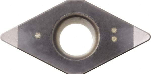 Kyocera - DCMW32.50.5 Grade KBN05M CBN Turning Insert - Megacoat Finish, 55° Diamond, 3/8" Inscr Circle, 5/32" Thick, 0.008" Corner Radius - A1 Tooling