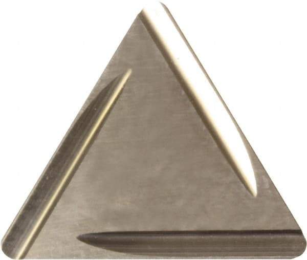 Kyocera - TPGR322 B Grade KW10 Carbide Turning Insert - Uncoated, 60° Triangle, 3/8" Inscr Circle, 1/8" Thick, 1/32" Corner Radius - A1 Tooling