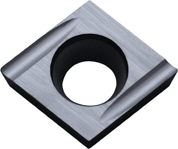 Kyocera - CCGT215013 U Grade PR1225 Carbide Turning Insert - Megacoat Finish, 80° Diamond, 1/4" Inscr Circle, 3/32" Thick, 0.0508mm Corner Radius - A1 Tooling