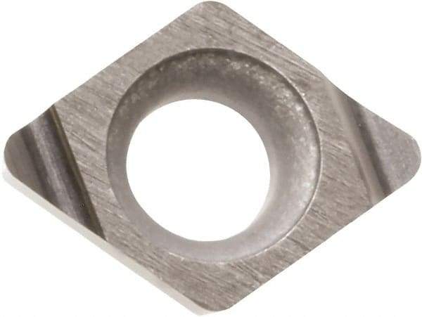 Kyocera - JCGT110902 F Grade KW10 Carbide Turning Insert - Uncoated, 70° Diamond, 3.5052mm Inscr Circle, 1.397mm Thick, 0.004" Corner Radius - A1 Tooling