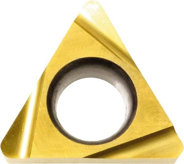 Kyocera - TBGT1.210.2 Grade KW10 Carbide Turning Insert - Uncoated, 60° Triangle, 5/32" Inscr Circle, 1/16" Thick, 0.004" Corner Radius - A1 Tooling