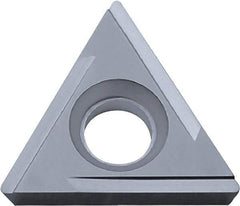 Kyocera - TPGH222 H Grade PV720 Cermet Turning Insert - TiCN (Megacoat Nano) Finish, 60° Triangle, 1/4" Inscr Circle, 1/8" Thick, 1/32" Corner Radius - A1 Tooling